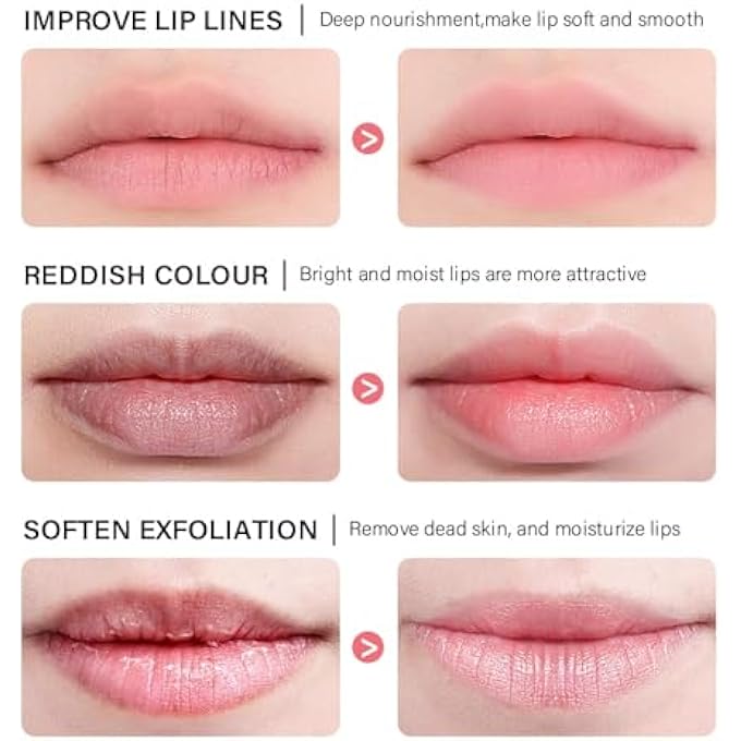 SWIUKPHE NOURISH HYDRATE SLEEPING LIP MASK, HYDRATE LIP MASK, LIP BALM, LIP OIL, LIP SKIN CARE, HYDRATING, MOISTURIZING LIP LINES NIGHT SLEEP ANTI-CHAPPED LIP CREAM, BERRY - Image 3